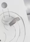 Pirinç Gümüş Renk Zirkon Taşlı Kıkırdak Model Kadın Küpe