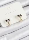 Pirinç Kuromi Model Gold Renk Çocuk Küpe