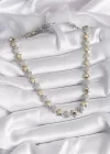Pirinç Mix Renk Zirkon Taşlı Yıldız Model VIP Exclusive Seri Kadın Kolye