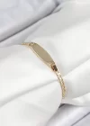 Pirinç Oval Model Gold Renk Xuping Bebek Künyesi