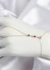 Pirinç Renkli Zirkon Taşlı Model Gold Renk Şahmeran