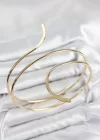 Pirinç Sarmal Model Gold Renk Pazu Bileklik