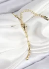 Pirinç Zirkon Taşlı Nazar Boncuğu Model Gold Renk Kadın Bileklik