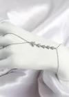 Pirinç Zirkon Taşlı Yıldız Model Gümüş Renk Kadın Şahmeran