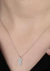 Swarovski Taşlı Gümüş Sonsuzluk Bayan Kolye