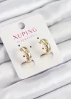 Xuping Çit Halka Model Gold Renk Kadın Küpe