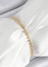 Xuping Pirinç Dorika Model Gold Renk Kadın Bileklik