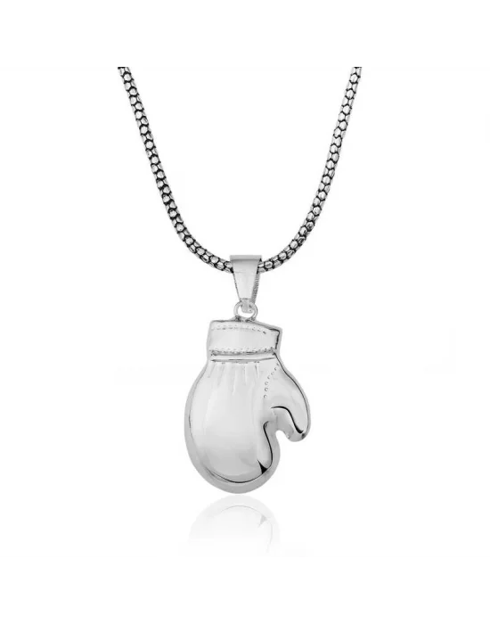​Gümüş Boks Eldiveni Erkek Kolye
