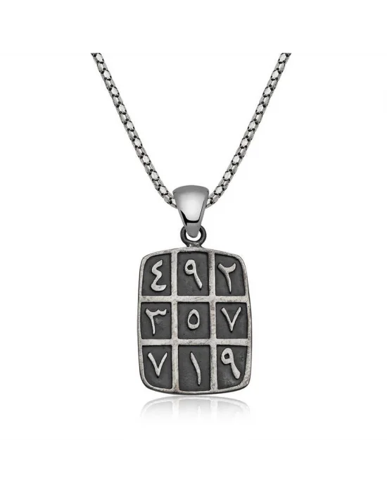 ​Gümüş Ebced Kolye