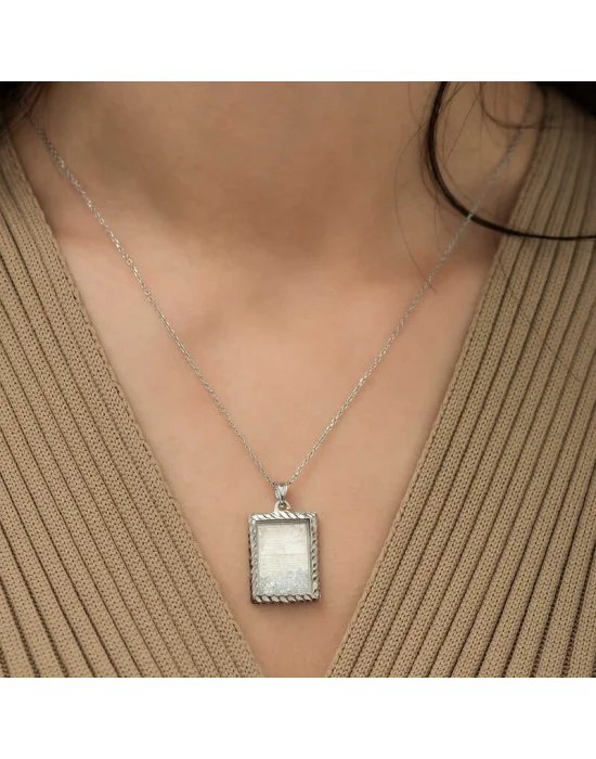 ​Gümüş Fatiha Ve Esma’ül Hüsna Yazılı Kolye