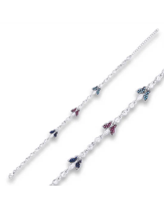 ​Gümüş Kelebek Bayan Bileklik