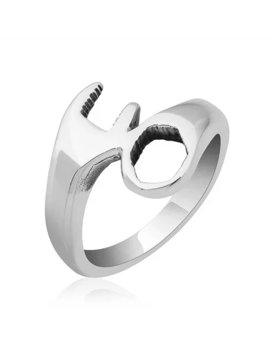 ​Gümüş Tamirci Anahtarı Erkek Yüzük