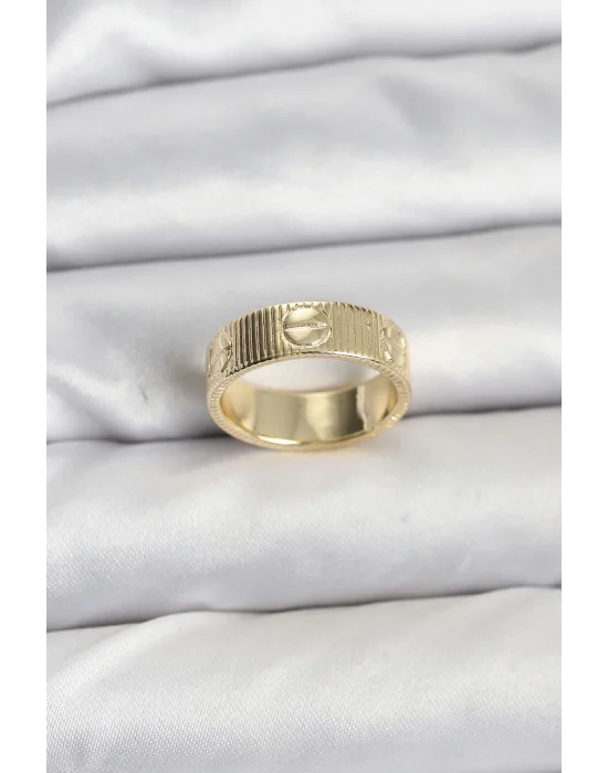 Gold Renk Model Kadın Yüzük