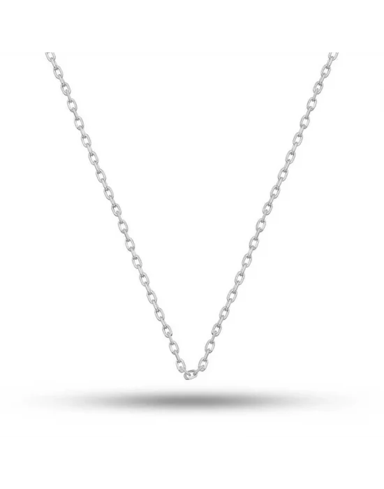 Gümüş 0.30 Mikron 55 Cm Forse Kadın Zincir