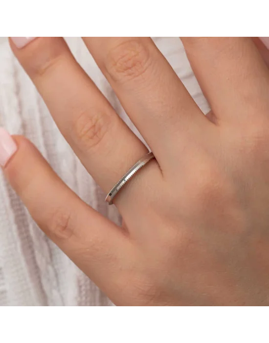 Gümüş Ajda Kadın Yüzük