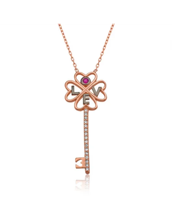 Gümüş Anahtar Bayan Kolye