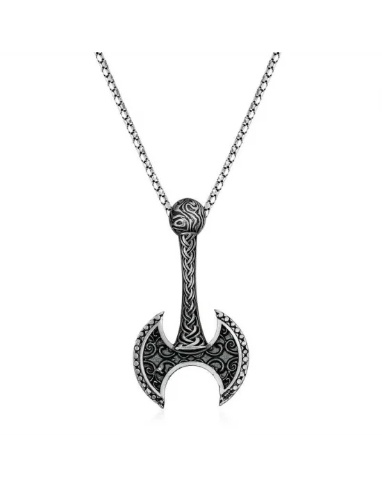 Gümüş Balta Kolye