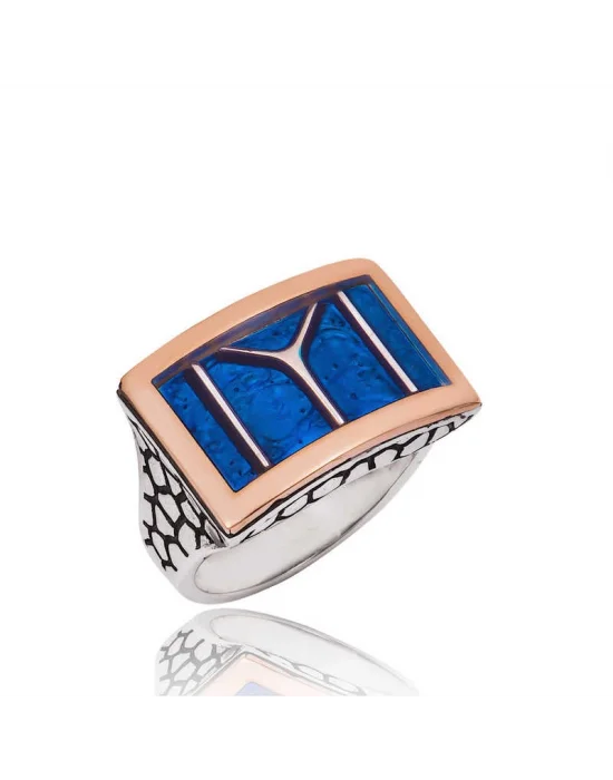 Gümüş Diriliş Kayı Boyu Yüzüğü