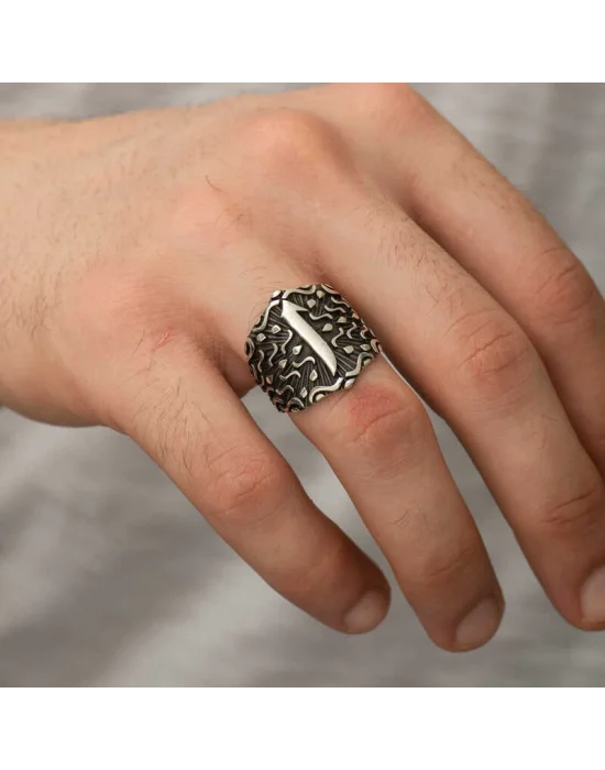 Gümüş Elif Erkek Yüzük