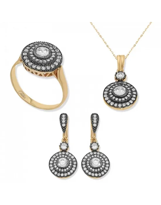 Gümüş Elmas Model Bayan Set