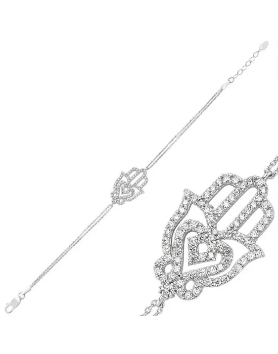 Gümüş Fatma Ana Eli Bayan Bileklik