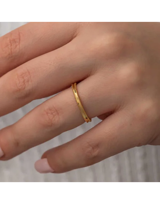 Gümüş Gold Ajda Kadın Yüzük