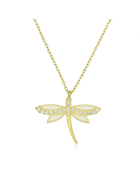 Gümüş Gold Yusufçuk Bayan Kolye