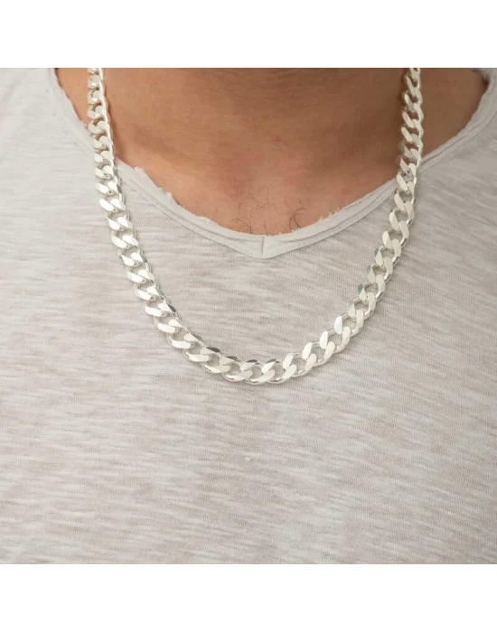 Gümüş Gurmet Zincir Erkek Kolye