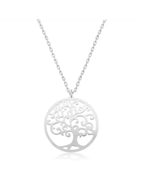Gümüş Hayat Ağacı Bayan Kolye