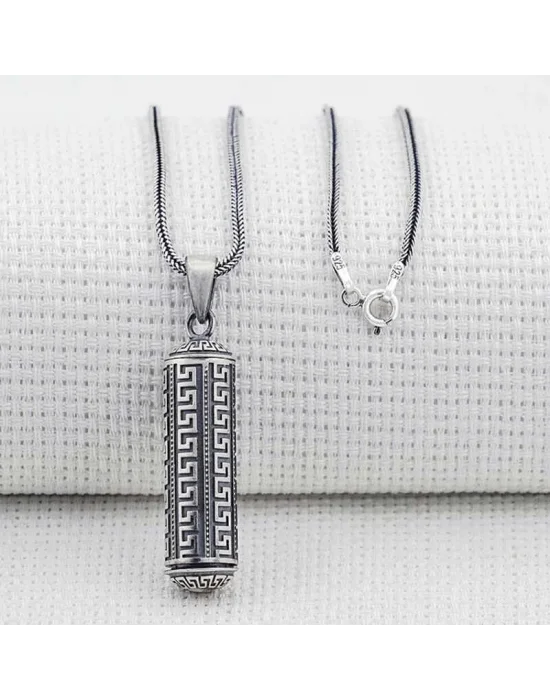 Gümüş İçi Açılabilen Muska Kabı Kolye