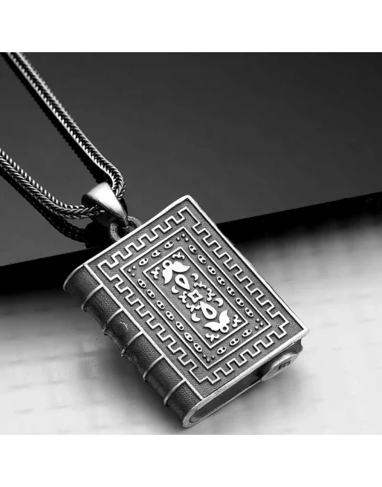 Gümüş İçi Açılabilen Muskalık Kolye