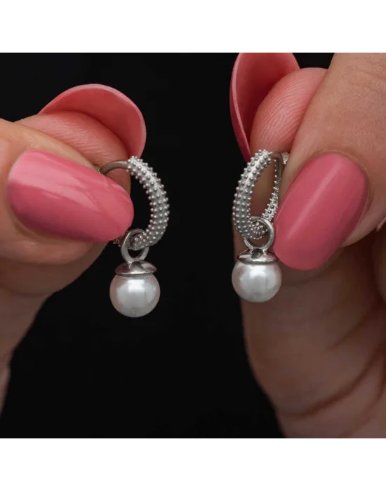 Gümüş İnci Kadın Küpe