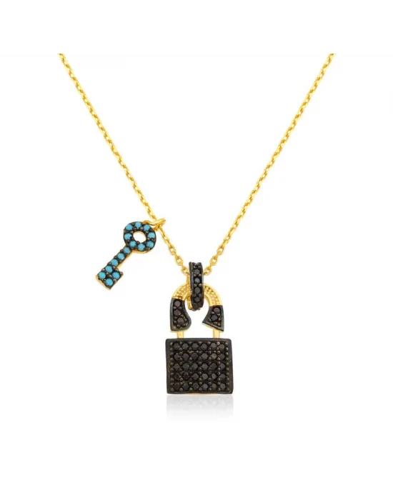 Gümüş Kalbimin Anahtarı Bayan Kolye