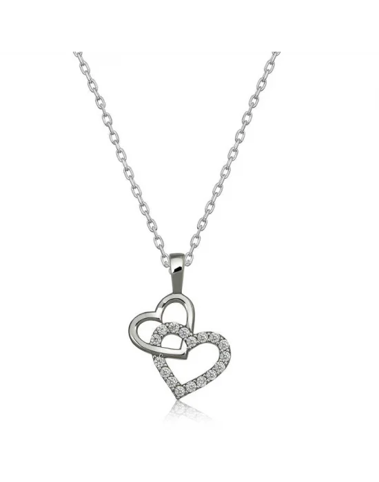Gümüş Kalp Bayan Kolye