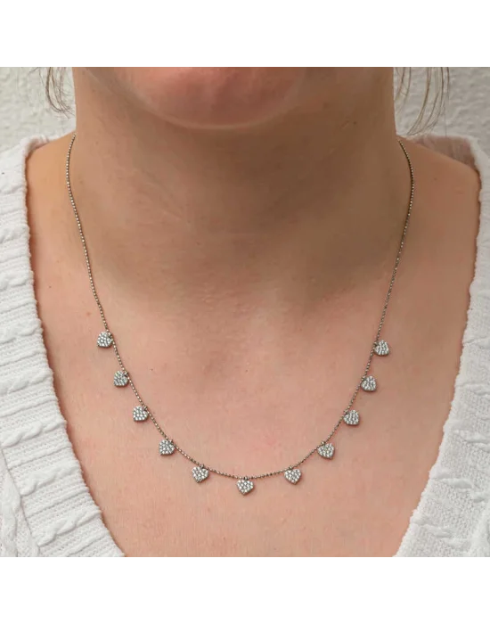 Gümüş Kalpli Şans Kadın Kolye