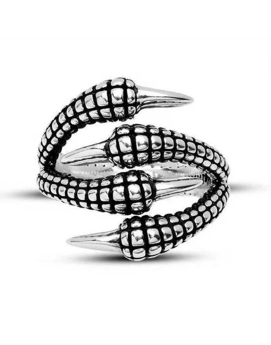 Gümüş Kartal Pençesi Erkek Yüzük