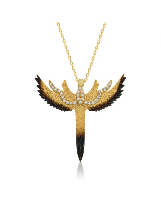 Gümüş Kılıç Bayan Kolye