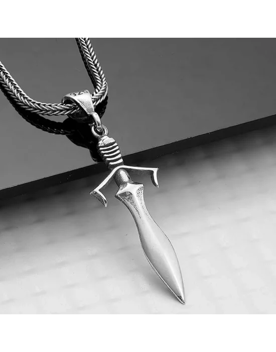 Gümüş Kılıç Kolye