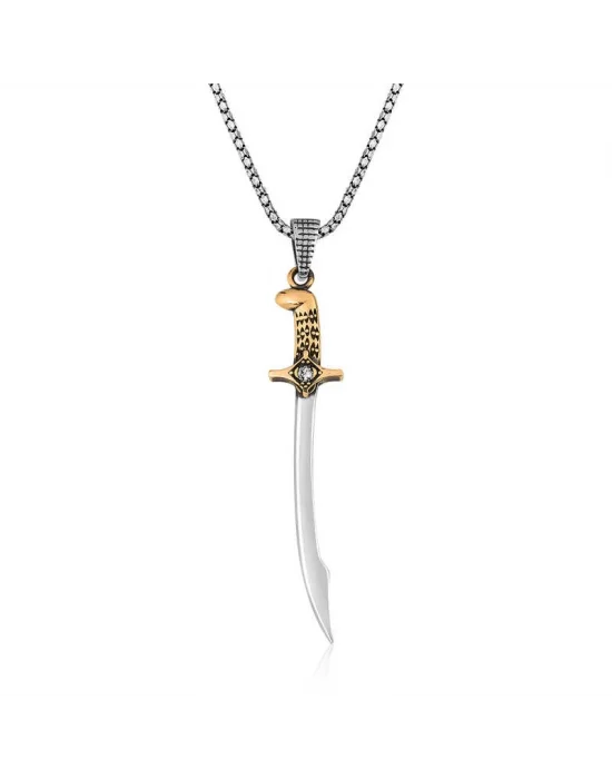 Gümüş Kılıç Kolye