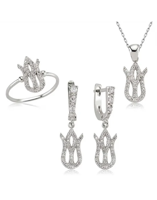 Gümüş Lale Bayan Set