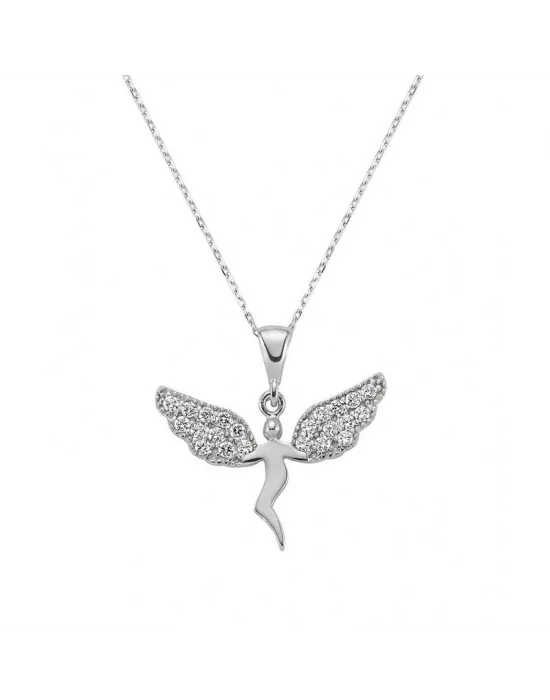Gümüş Meleğim Bayan Kolye