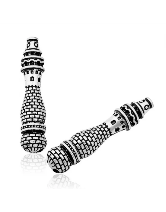 Gümüş Minare Desenli Tesbih İmamesi