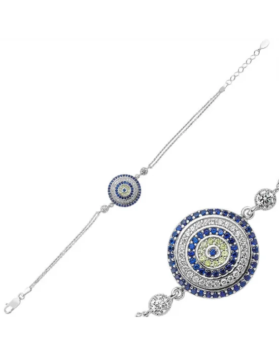 Gümüş Nazar Bayan Bileklik