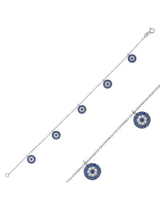 Gümüş Nazar Bayan Bileklik