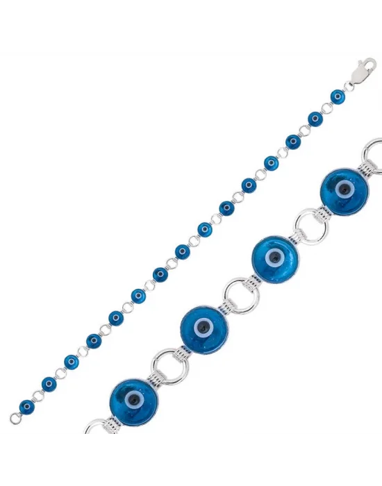 Gümüş Nazar Bayan Bileklik