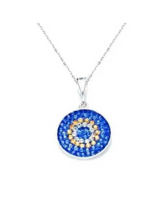 Gümüş Nazar Bayan Kolye