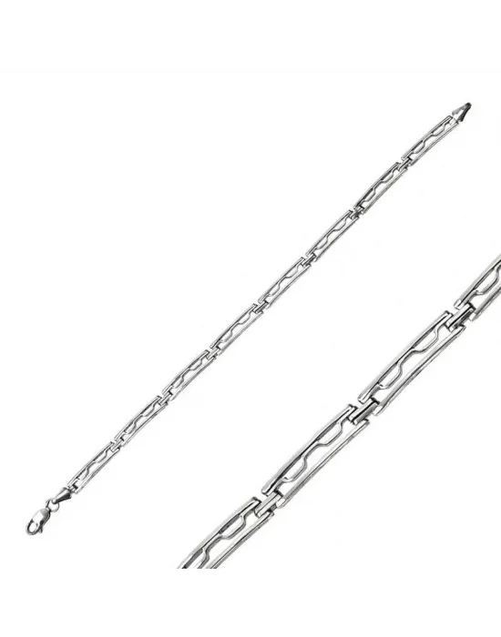 Gümüş Oksitli Erkek Bileklik