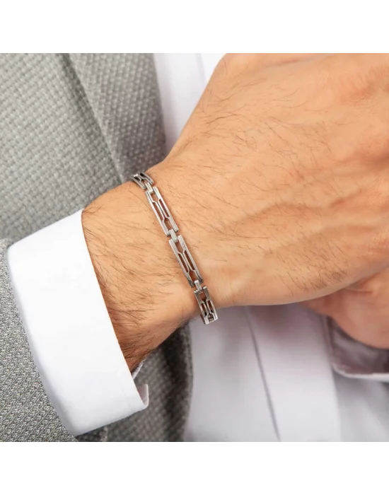 Gümüş Oksitli Erkek Bileklik
