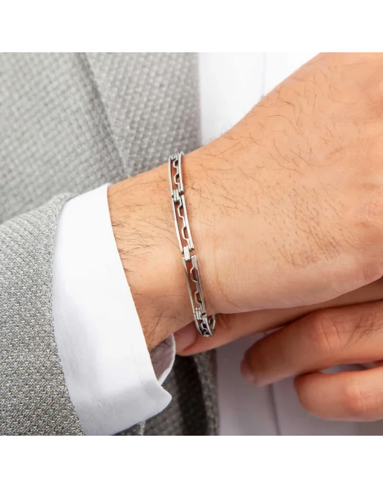 Gümüş Oksitli Erkek Bileklik