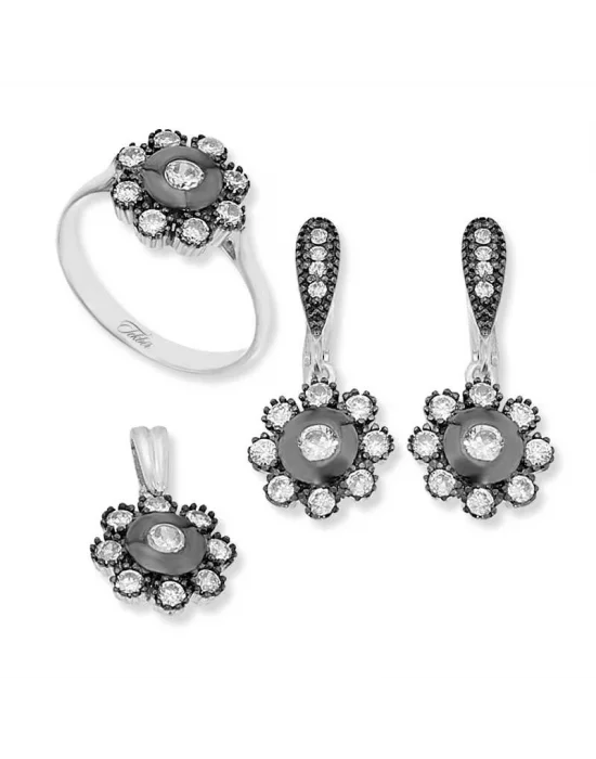 Gümüş Papatya Bayan Set